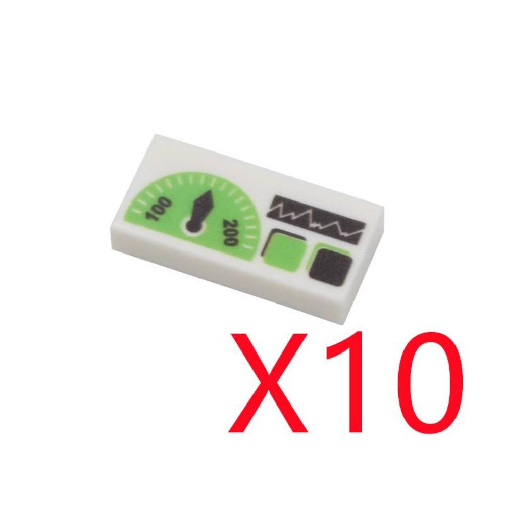 City Building Blocks Accessories Dashboard Audio Computer Control Center Radar Keyboard Mobile Phone Model Mini Brick Toy R054