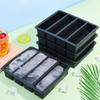 Ice Tray Rectangular Ice Mold Silicone Ice Tray Tray Ice Ice Making Tools Beer Drink Coffee Supplies Kitchen Accessories