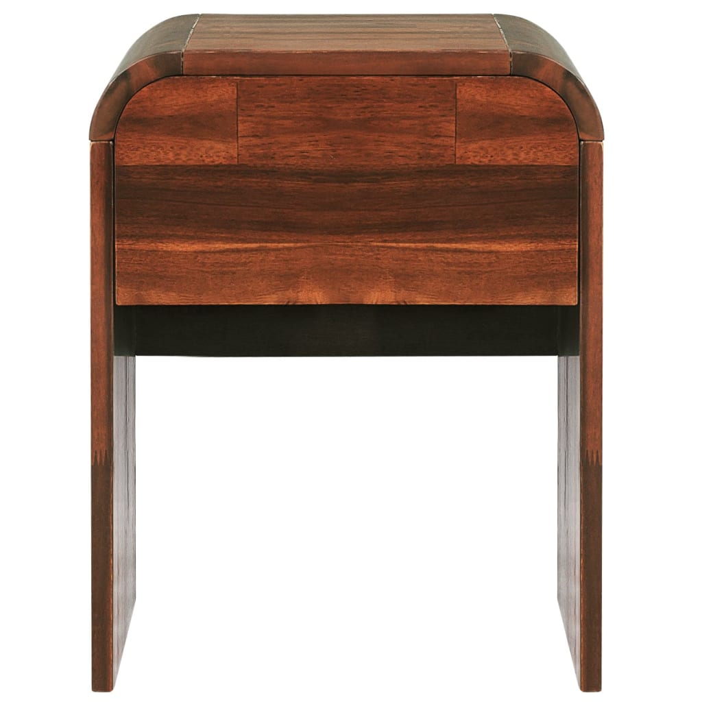 Bedside Tables Nightstand 41.5X42x52 Cm Solid Acacia Wood