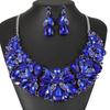 2026 Luxury Necklace Earrings Two-piece Full Diamond Fashion Chain Bridal Dress Wedding Banquet Accessories Women