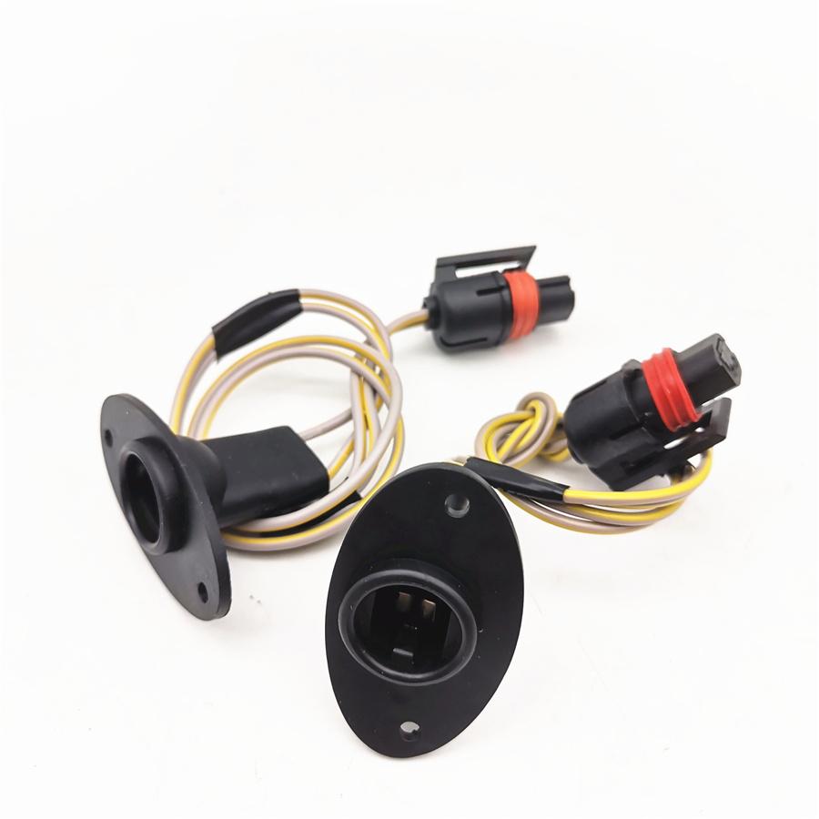 2x For 1994-2001 Dodge Ram 1500 2500 3500 License Plate Lamp Wiring Harness Kit