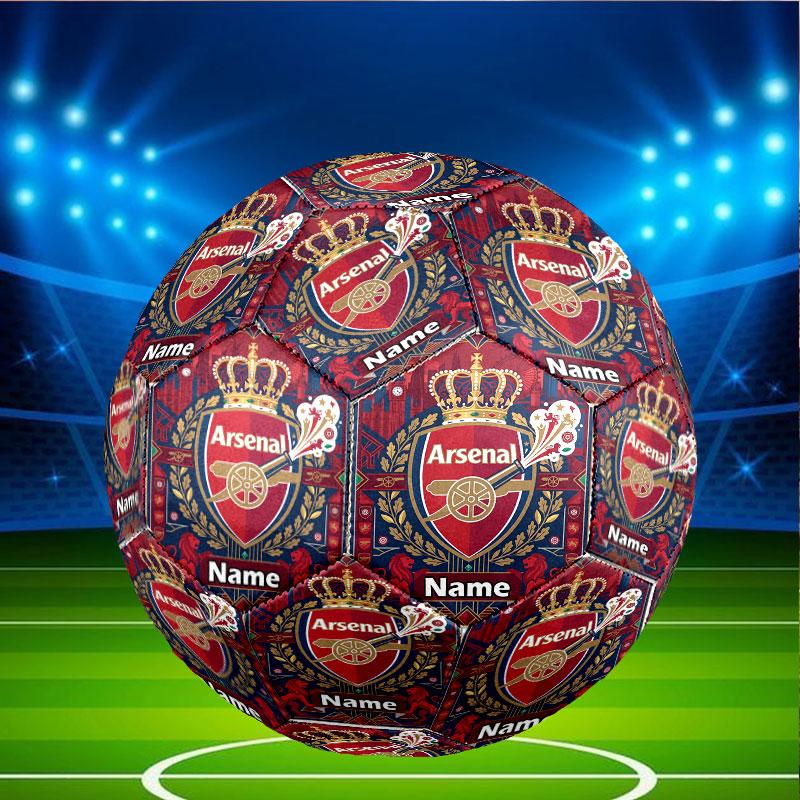 Custom Name Personalized Arsenal F.C Print Size 5 Soccer Ball Training & Match Football, for Team, Kicking, Gift for Football Enthusiasts