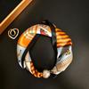 Silk Magnetic Buckle Scarf: Luxurious, Versatile Mulberry Silk for Women's Spring/Summer Neck Protection
