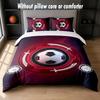 Sheffield United Calcio Design Set Biancheria da Letto 1 Copripiumino + 2 Federe Morbido Traspirante Biancheria da Letto per la Casa