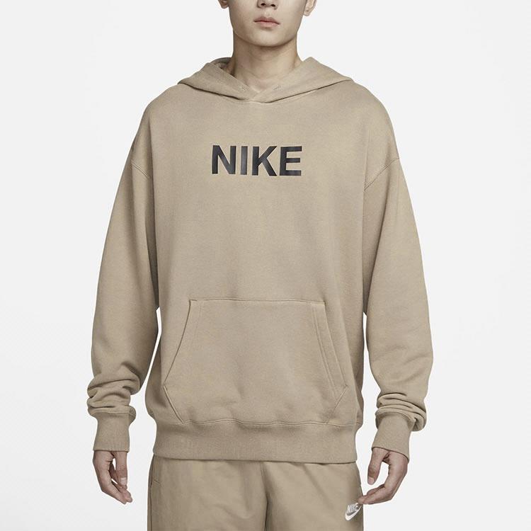 Nike Logo Hoodie 'Khaki' Men's FQ7269-247