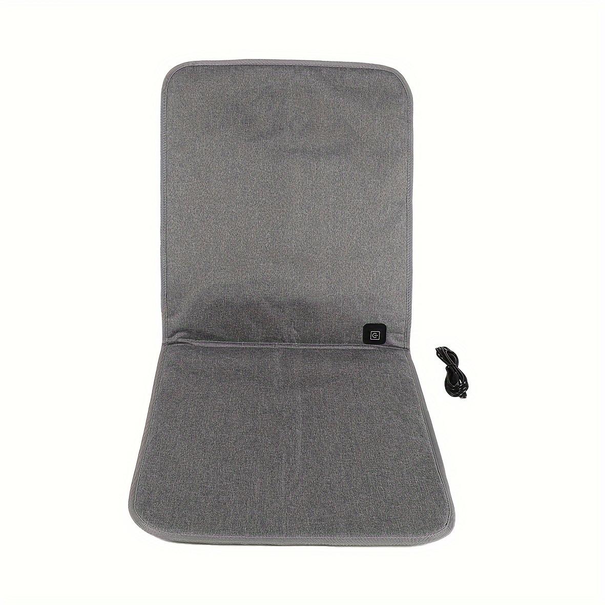 

Подушка для сиденья с подогревом от USB, ткань Оксфорд, накидка на кресло для спа-салона для дома, путешествий и использования на открытом воздухе серый