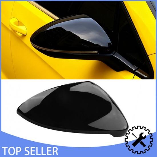 Right Black Side Mirror Cap Housing Mirror Cover Fit for VW Golf7 Golf 7 MK7 GTi