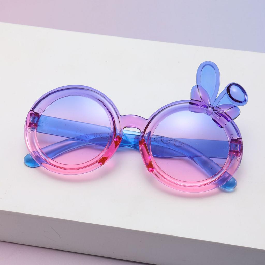 Children'S Fun Cartoon Children'S Sunglasses Bow Decoration Children'S Glasses Uv-Proof Baby Sunglasses