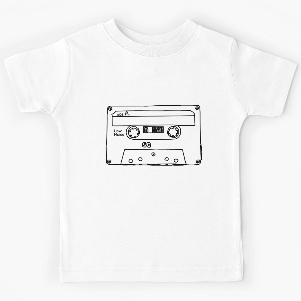 Retro Cassette Tape Kids T-Shirt 160