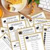 12pcs Graduation Game Cards, Party Invitations with Keepsake Messages for Students, School Celebration Decor Postcards