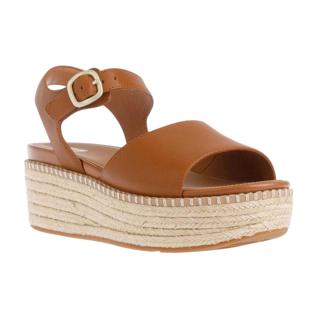FitFlop Womens/Ladies Eloise Espadrille Leather Wedge Sandals