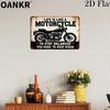 Vintage Metall Blechschild Das Leben ist wie ein Motorrad Kunst Poster Metallschilder für Man Cave Garage Heim Wanddekor Plakette