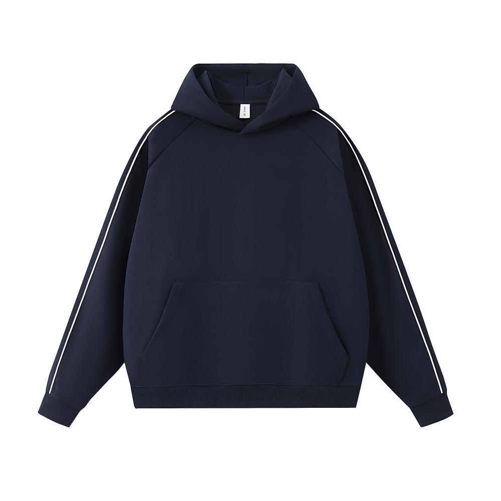 Men's Fashion Trend Loose Hooded Sweatshirt - Autumn/Winter Couple Jacket with Logo Print