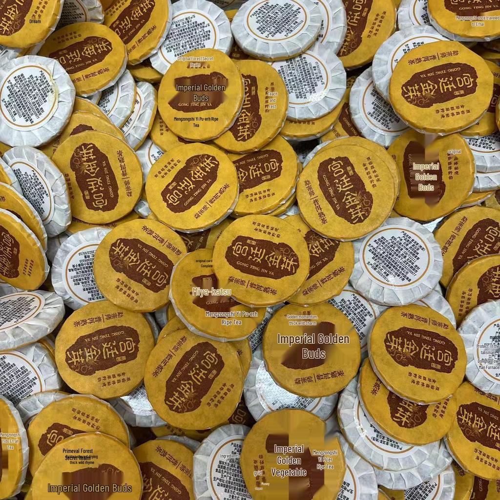 Assorted Mini Tea Cakes: 40 Varieties of Yunnan Pu-erh, Ripe, Glutinous Aroma, White, and Black Tea