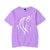 Herren T-Shirt Pferde Kawaii T-Shirt Herren Damen T-Shirt Pferde Grafik Herren T-Shirts Klassisches Oversized T-Shirt Camisetas Masculino