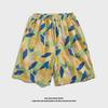Couples' Quick-Dry Beach Shorts: Loose, Large Size, 5-Point Trunks for Seaside Vacations & Hot Springs