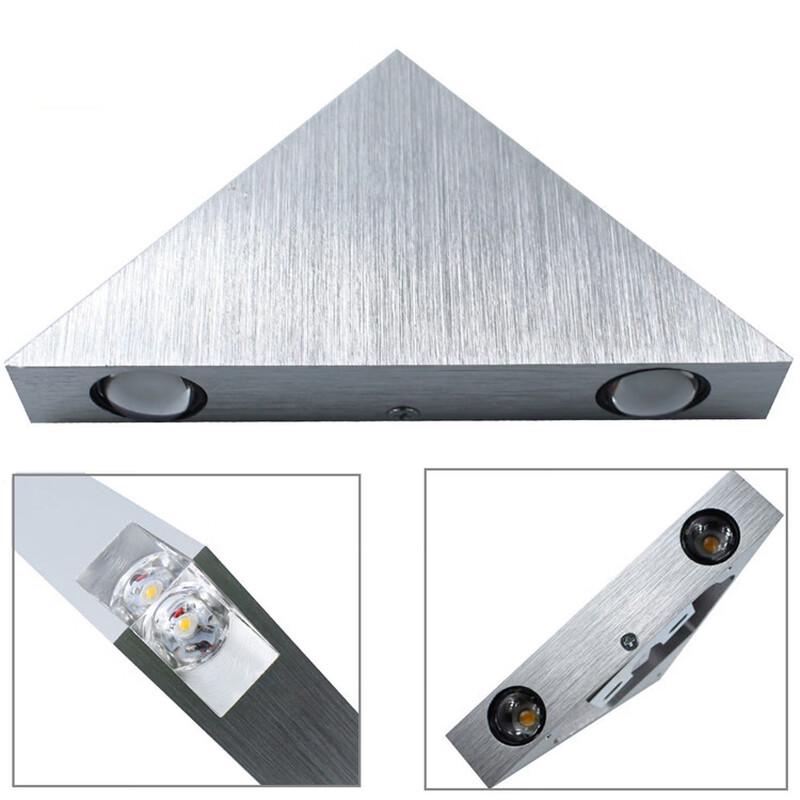Modern Triangulär LED-vägglampa