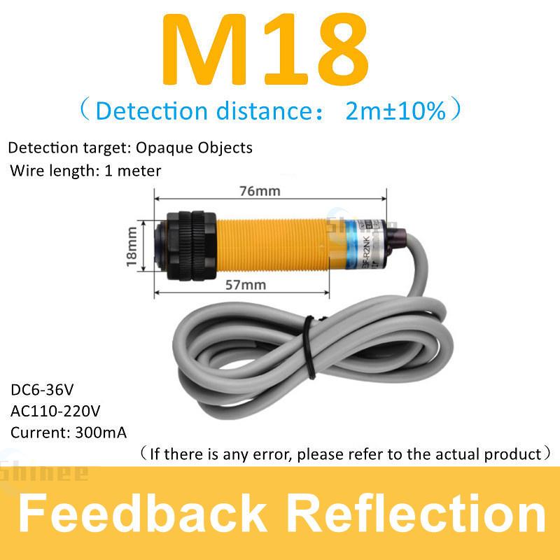 1PCS E3F-DS30C4 Proximity Switch Photoelectric Sensor Switch NPN PNP DC6-36V 30cm Detection Range Adjustable Diffuse Reflection