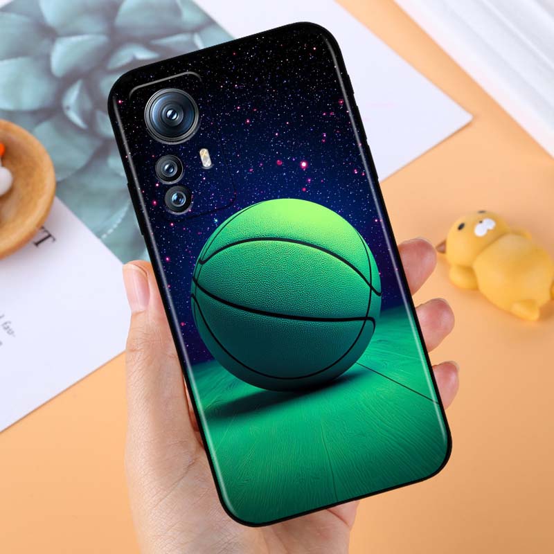 Sports basketball cool For Xiaomi Mi 15 14 13 13T 12 12T 12S 11 11i 11T Pro Ultra Lite 5G Black Soft Phone Case