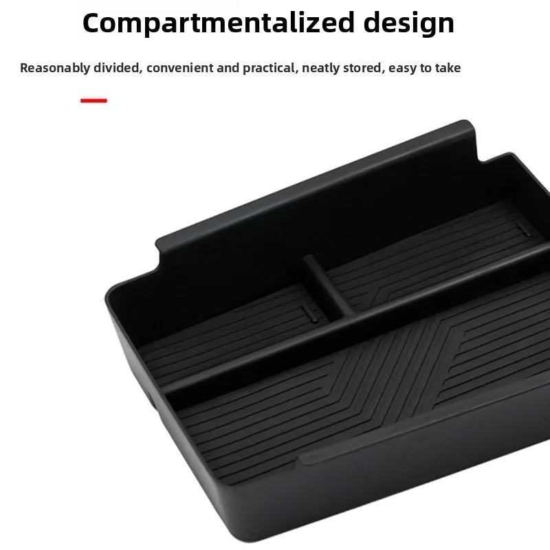 Car Storage Box For Mazda EZ-6 2024 Armrest Storage Box Center Console Lower Tray Stowing Tidying Accessories