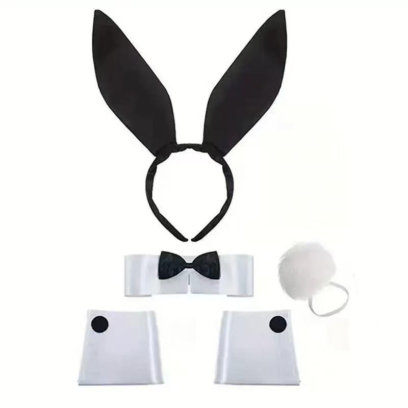 Cross-Border Bunny Ear Headband for Women - Easter & Halloween Party Accessory