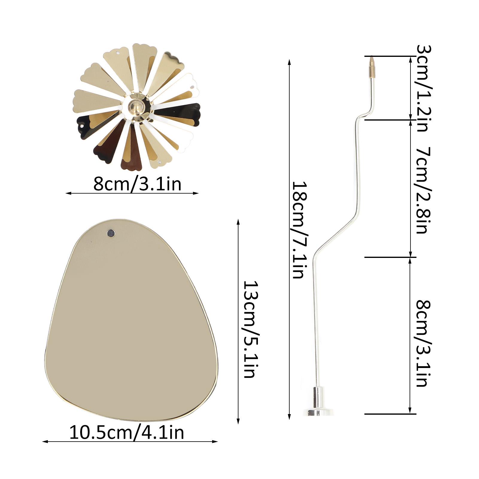 

Подсвечник круглый треугольный поднос романтический европейский стиль нержавеющая сталь вращающийся ароматерапевтический подсвечник в виде колокольчика