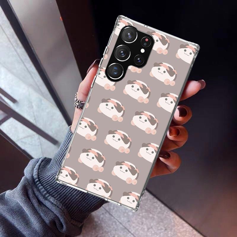 Cute PUI PUI MOLCAR Phone Case For Samsung Galaxy S23 S24 S25 Edge S26 Ultra S22 + S21 Plus S20 FE Cover Silicone Print Shell Ga