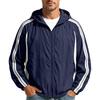 Men's Casual Lightweight Hooded Jacket Quick Dry Long Sleeve Zip Up Windbreaker for Outdoor Sports and Travel