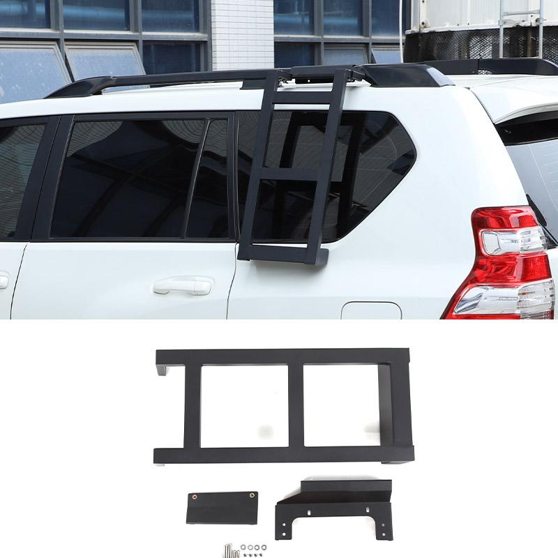 Car styling Stainless steel Black Car Side Ladder For Toyota Land Cruiser Prado FJ150 150 2010-2026 Car Exterior Accessories