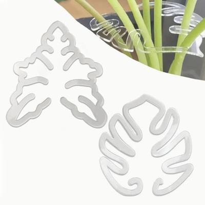 2 ks držiaka na stonku rastliny Opakovane použiteľná priehľadná podpora stonky rastliny Jednoduchá aplikácia Podpora rastliny