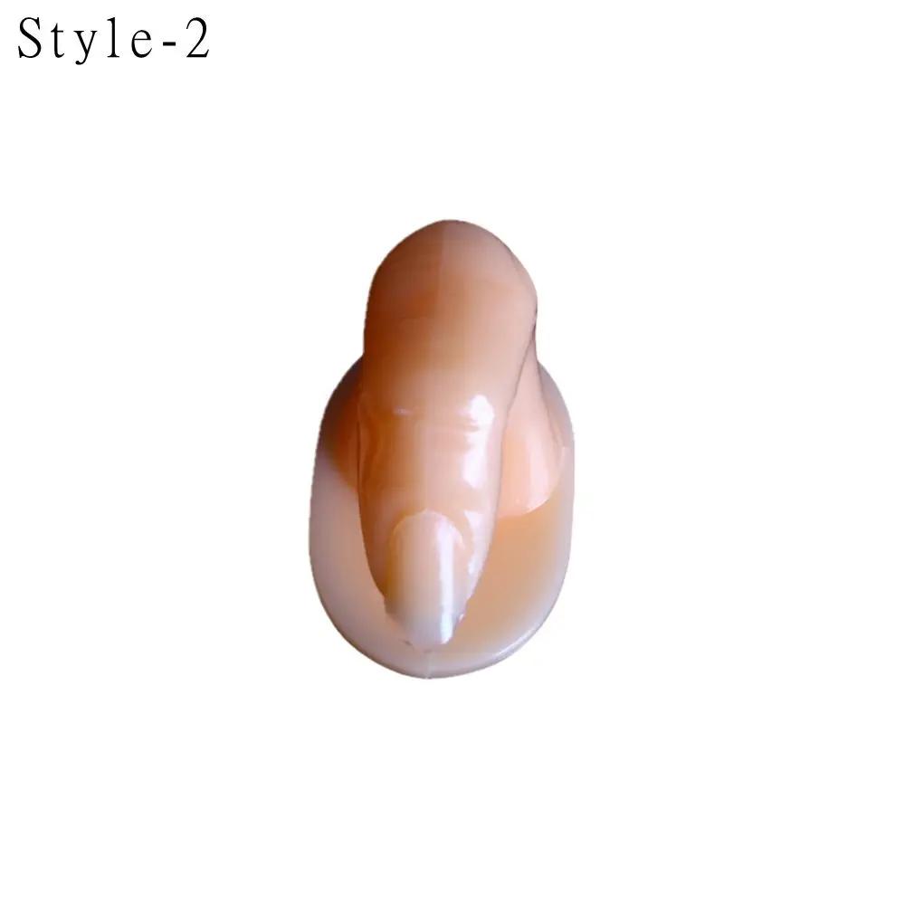 Nail Art Practice Finger With Design Adjustable Acrylic Model Hands Nail Tips Swatches Display Professional DIY Manicure Tool