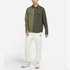 Nike SB Flannel Patchwork Long Sleeve Shirt Men Tops Olive-Green DA4168-325
