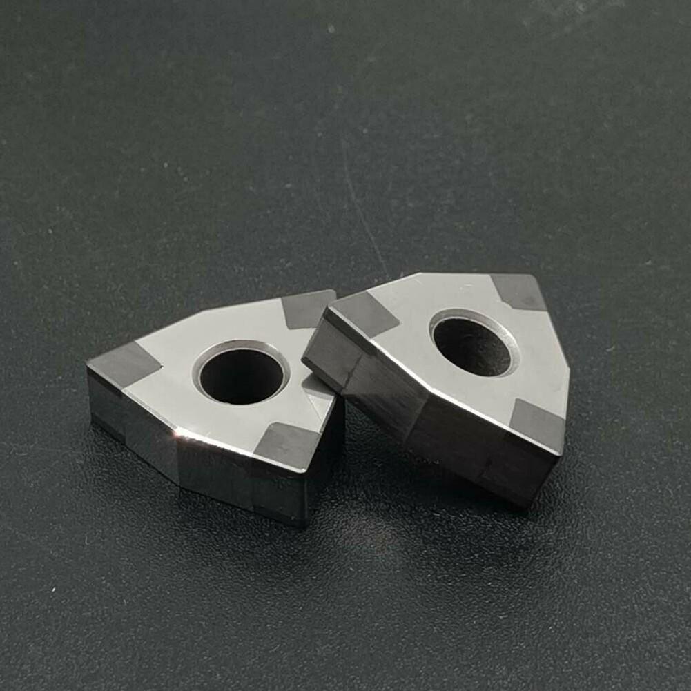 2PCS WNMG080404 CBN WNMG431 CBN Boron Nitride  Insert for Steel,cast Iron