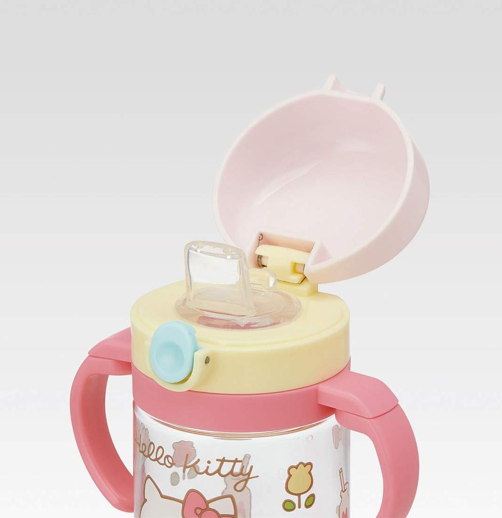 Skater Faltbarer Ausguss Hello KSPW1 Zweihandbecher, 260ml, Kitty, KT, 1970er, Sanrio,