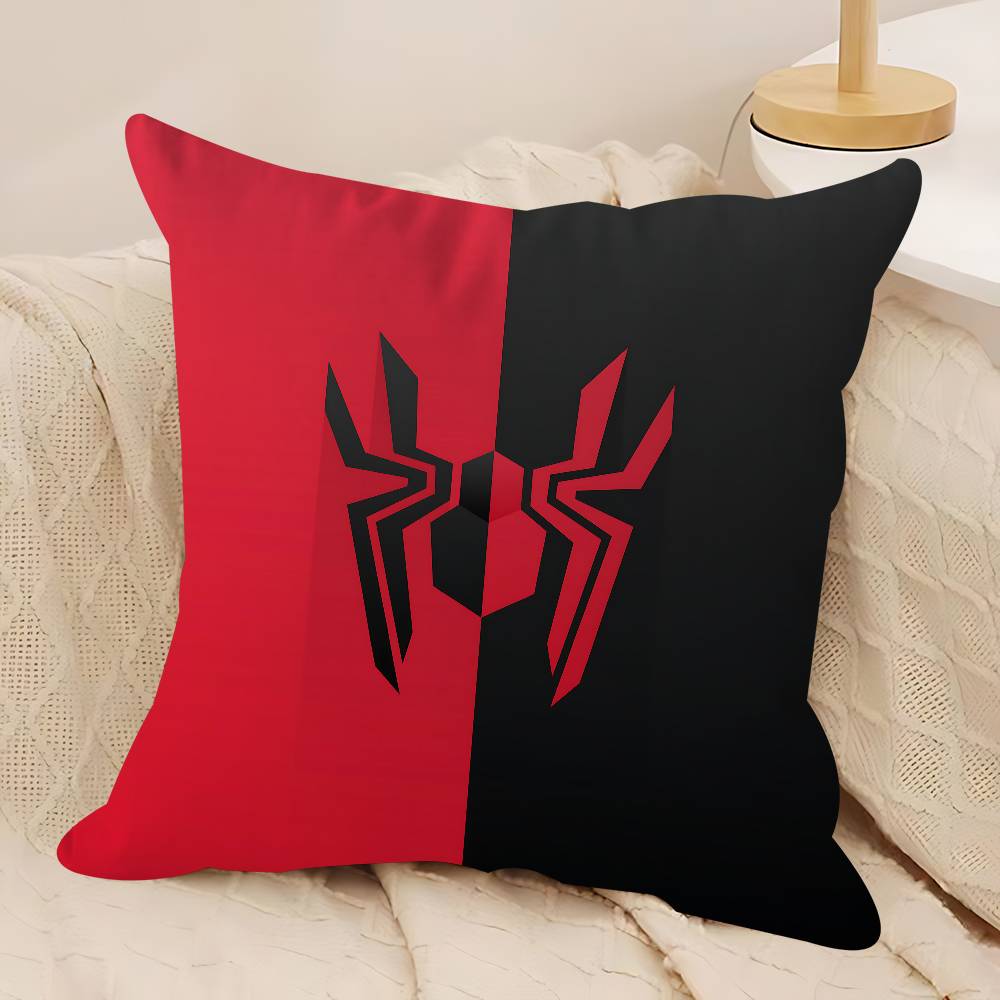 

S-Spider Personalized Pillow Dust Cover Bedroom Kids Party Decoration Pillowcase Birthday Children Gift 12x12Inch