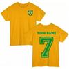 Personalised BRAZIL Football Tshirt Custom Name Age Sports Lover For Tee