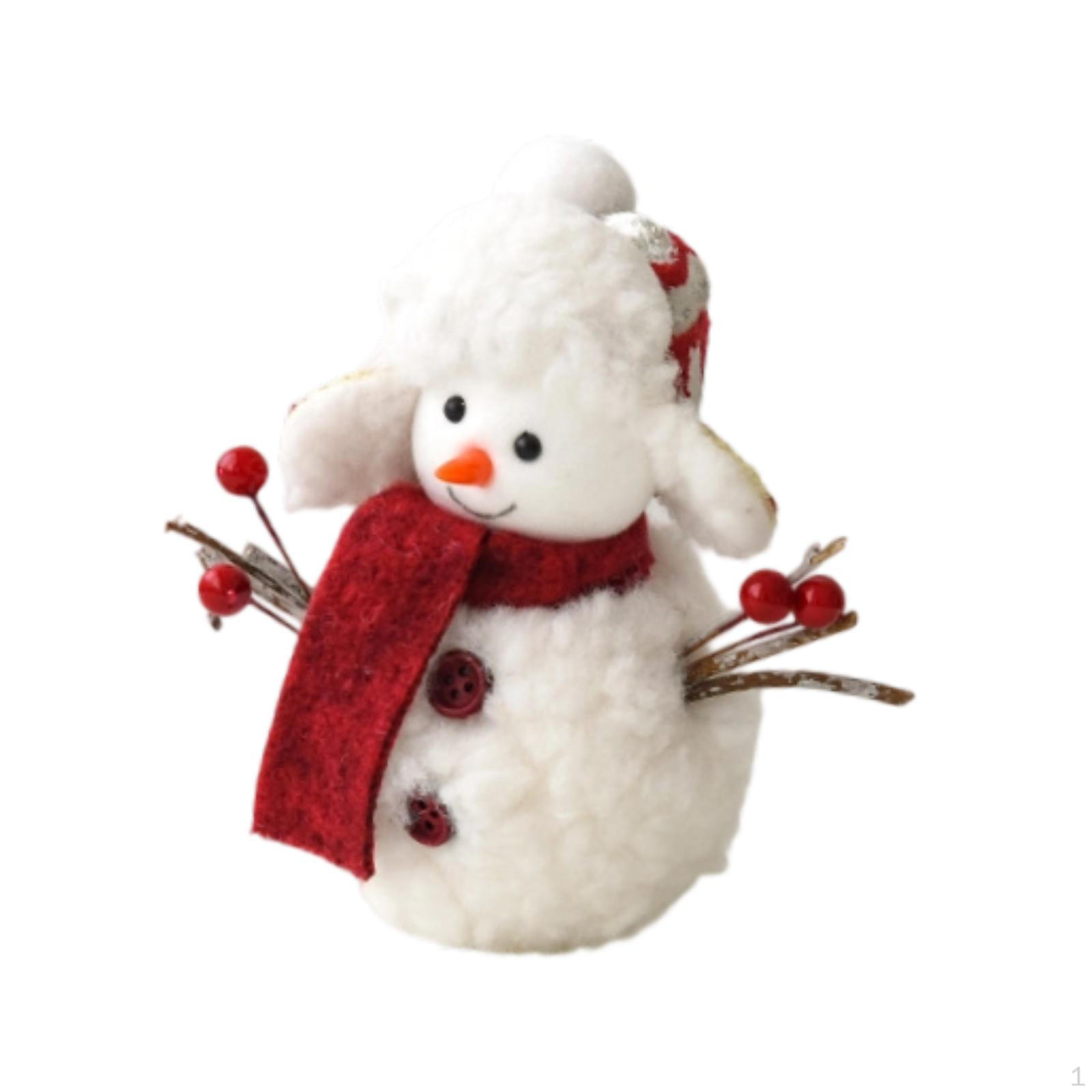 

Рождественский снеговик украшение статуэтка праздник зима для дома рождественские центральные элементы снеговики S