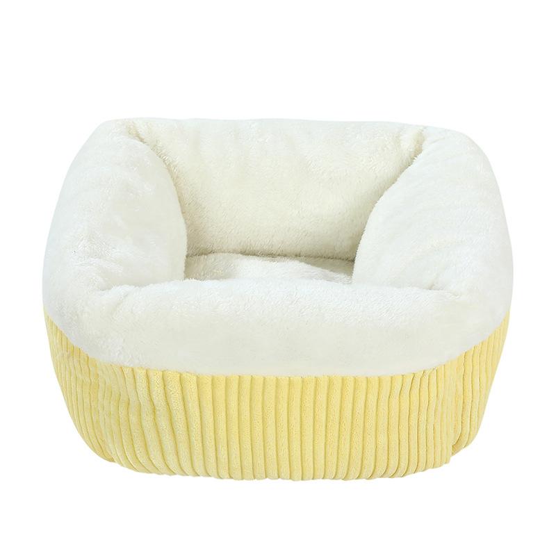 Cat Nest, All Seasons Universal Winter Warm Cat Pet Cushion Semi-enclosed Small Dog Kennel Cat Cushion Cat Bed for Household Use