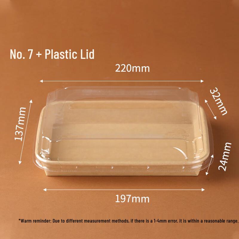 

Disposable Kraft Paper Takeaway & Sushi Boxes with Lids