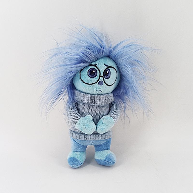 10style 21-26cm Inside Out Cartoon Characters Bing Bong Joy Sadness Anger Disgust Fear Plush Playthings Doll Presents Ideal for Children