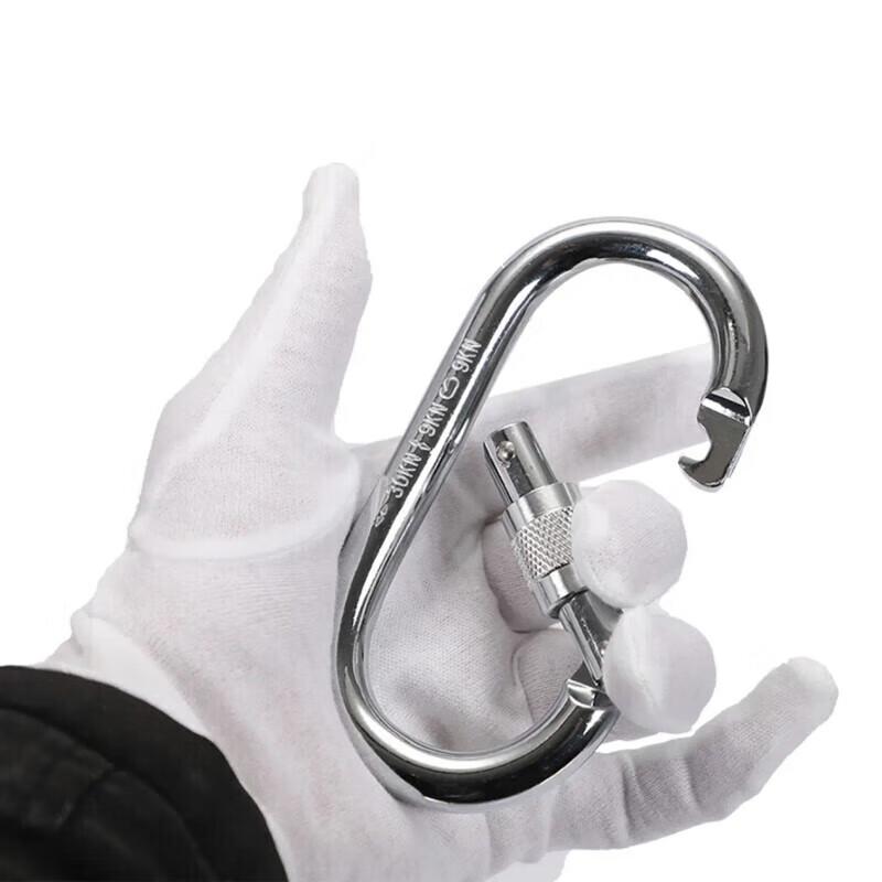 Outdoor Climbing Stainless Steel O-Ring Safety Carabiner