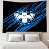 1PC Monter-rey Football Crest Art Printed Tapestry Room Decoration Wall Hanging for Living Room Bedroom, Dormitory, Birthday and Christmas Gifts
