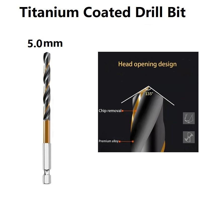 1PC Drill Bit Set Nitride Coated Cordless Screwdriver Compatible