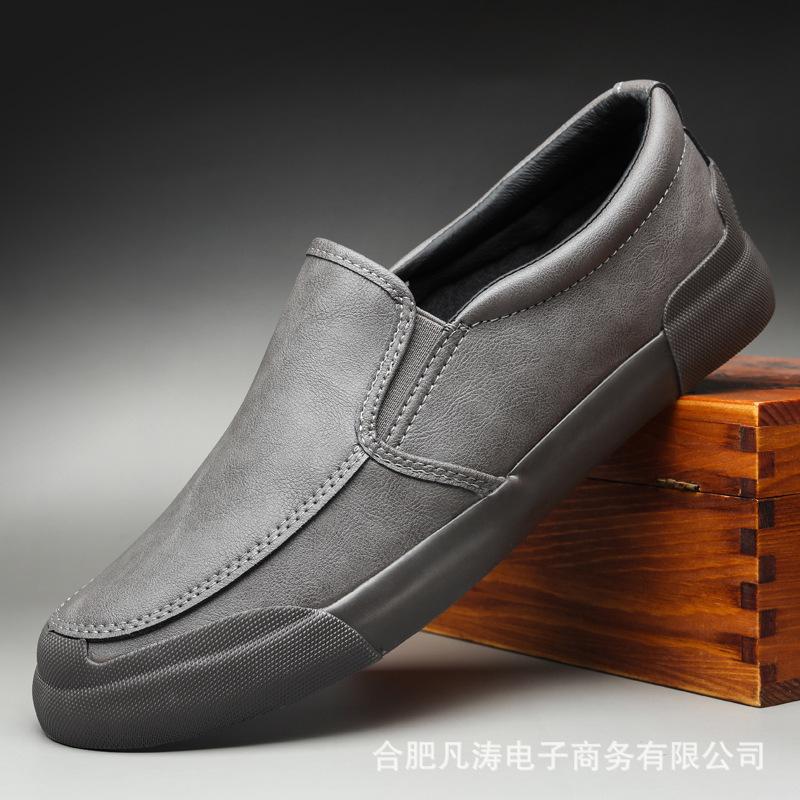 Baoda 7869 men's casual shoes low-top foot-fitting lazy shoes four-season loafers