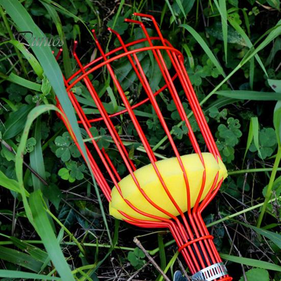 Fruktplukkerverktøy med justerbar langstangssvampdesign Avtagbar stor kapasitet Enkel å installere Persimmon Bayberry Collection Tool