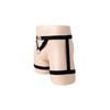 Men's Patent Leather Sexy Underwear Chain Buckle Suspenders Elastic Men's Boxers Hollow Design Free Men's Underwear