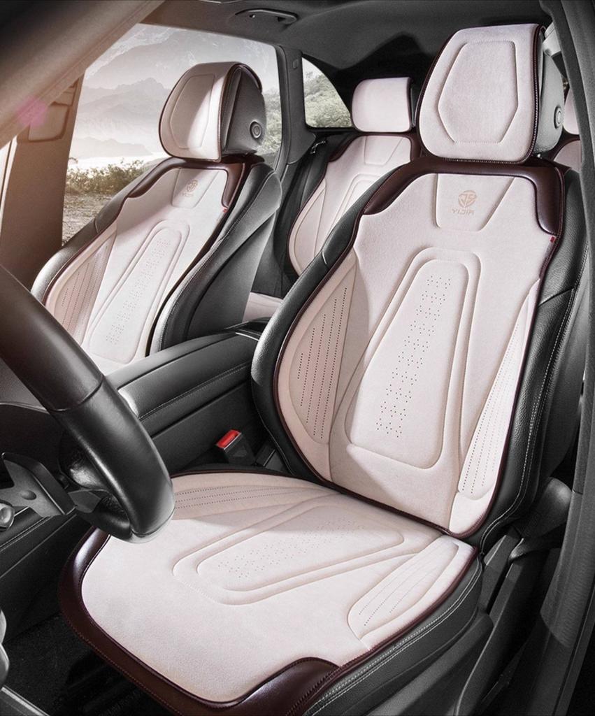 Luxury Car Seats Protection Universal Car Seat Cover All Season Breathable Auto High Quality Latex Suede Perforated Seat Covers
