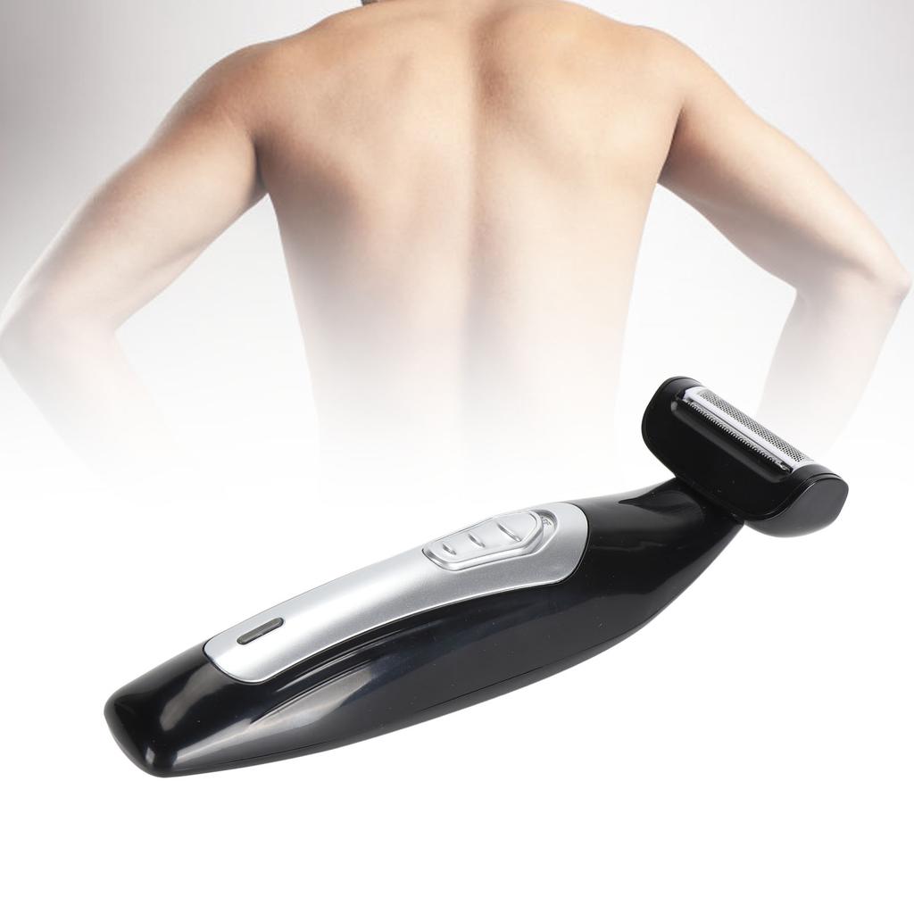 Back Trimmer for Men Extreme Reach Removable Handle Power Burst Wet Dry Use Men Back Groomer