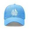 [Dog Lover Baseball Cap] Cream Letter Print Polyester Adjustable Breathable Casual Outdoor Sports Baseball Hat For Men Women