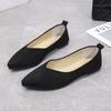 Fashion Genuine Leather Multi-color Low-heeled Women's Shoes Round Toe Flat Bottom Shallow Cut Single Shoe Casual Versatile Loafers
